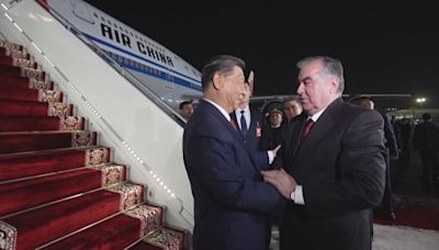 習近平轉抵塔吉克進行國事訪問