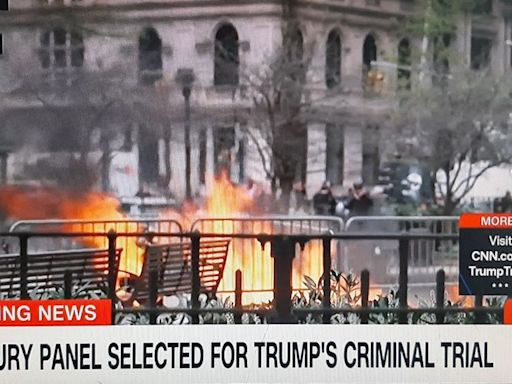 ...Extreme Act Of Protest”: Man Who Set Himself On Fire Outside Trump NYC Trial In “Critical Condition,” NYPD...