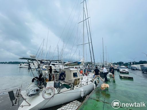 烏克蘭1家3口故障帆船修復完成 承載台南各界愛心航向新生活