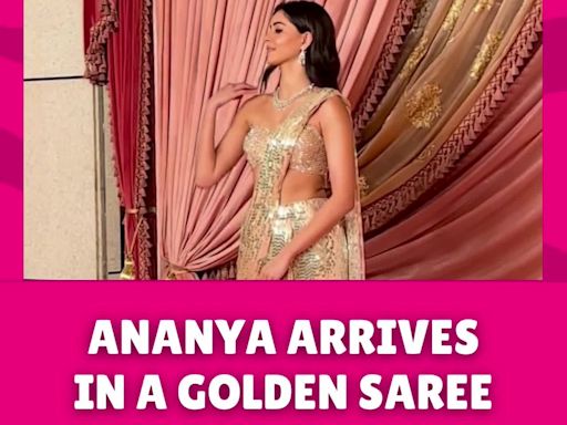 Ananya Panday's Heart Shaped Purse Steals The Show At Anant Ambani Radhika Merchant Sangeet | Entertainment - Times...