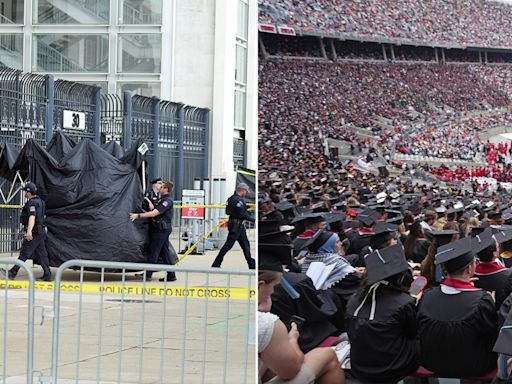 Person at Ohio State graduation ceremony falls to death from stands