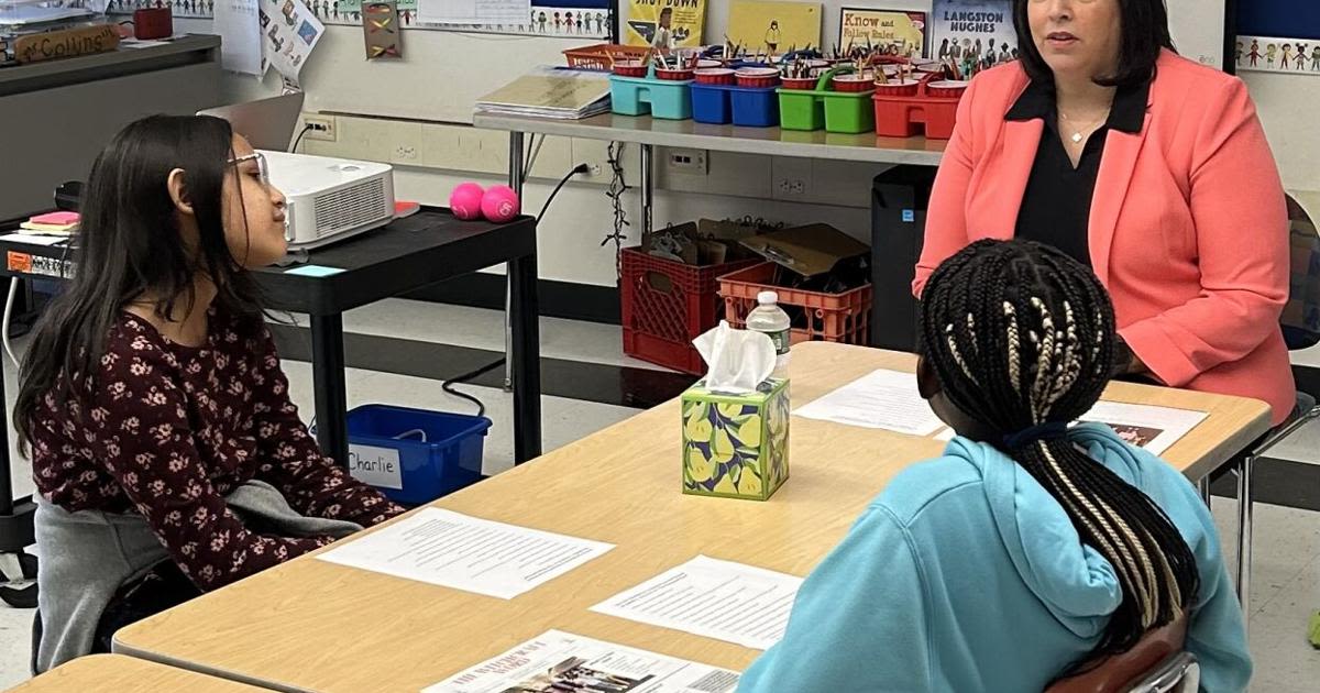 Driscoll recognizes Witchcraft Heights educator for Teacher Appreciation Week, sits down for interview for student-run newspaper