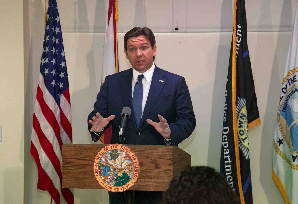 DeSantis takes aim at Biden for accepting Palestinian refugees from Gaza