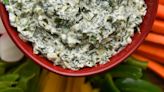 You'll feel no guilt during the holidays for serving this slimmed-down spinach dip
