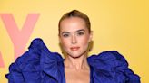 Zoey Deutch Turns Head at ‘Not Okay’ Premiere in Blue Statement Sleeve Dress and Jeweled Pumps