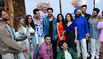 From Rahul Vaidya shaving off his beard to Ankita Lokhande flaunting her fractured hand; A look at the celebs gathered for the launch of Bharti Singh's Laughter Chefs- Unlimited Entertainment