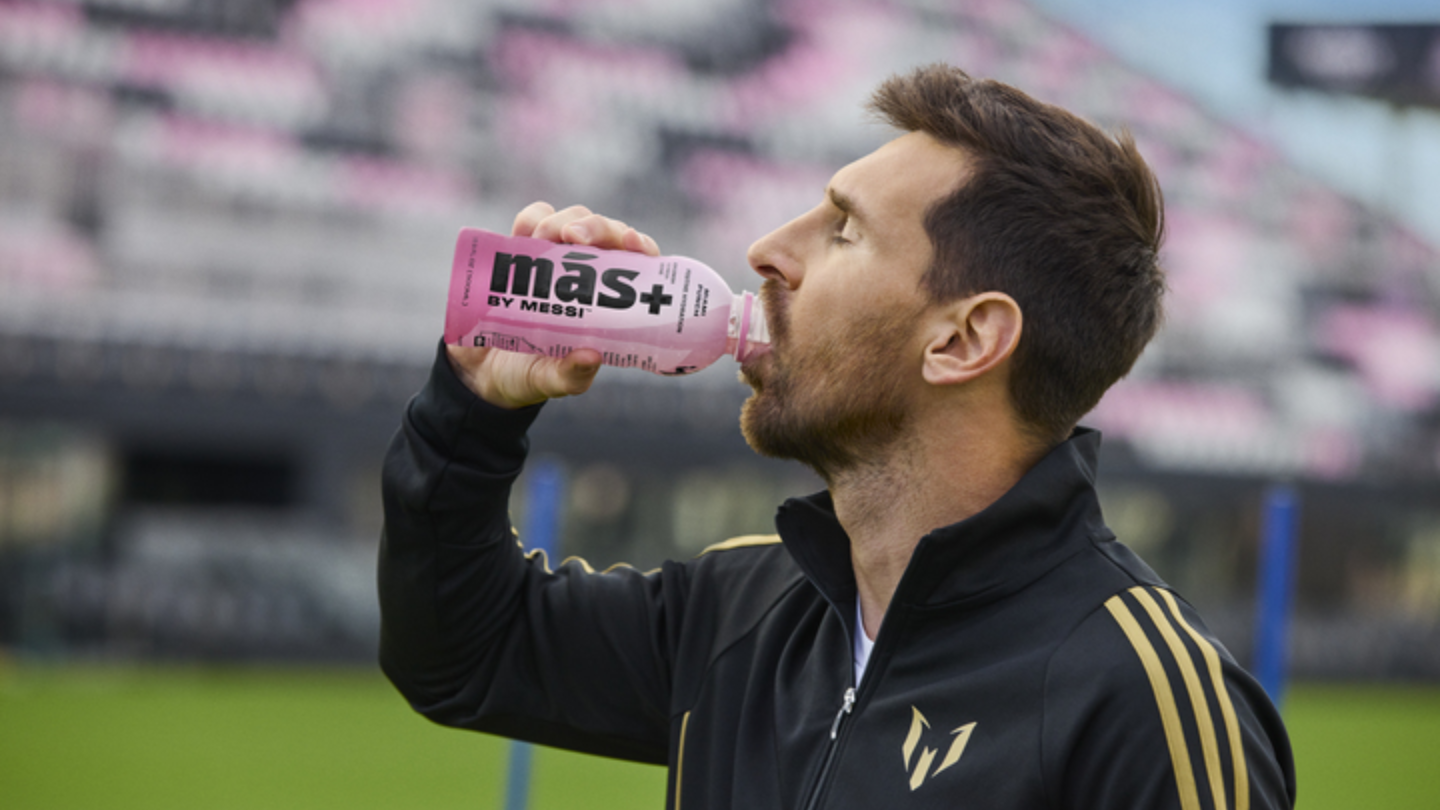 Lionel Messi, Mark Anthony Brands launch “hydration drink” Más+