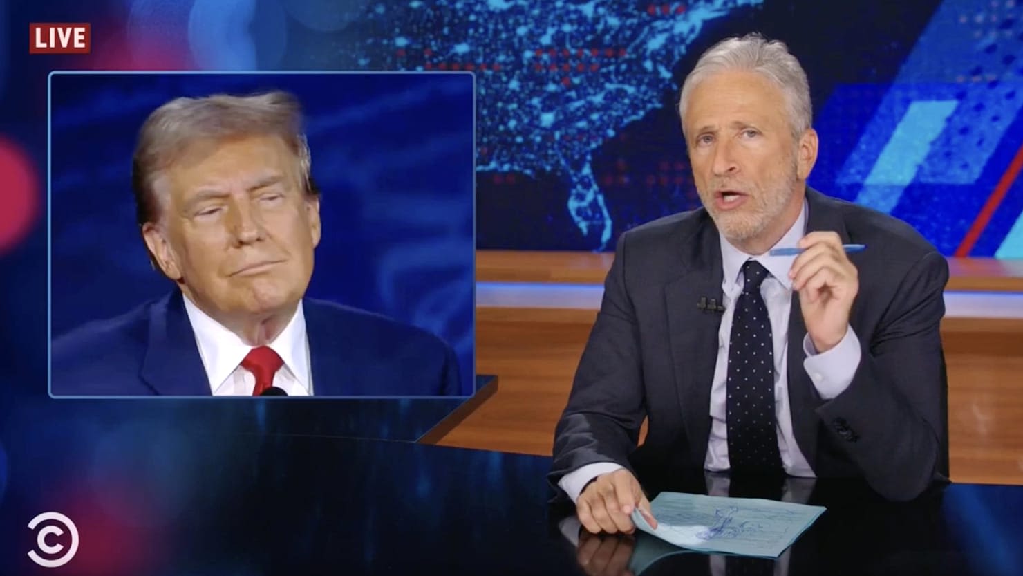 Jon Stewart Unloads on Trump’s Most Shameful Debate Moment