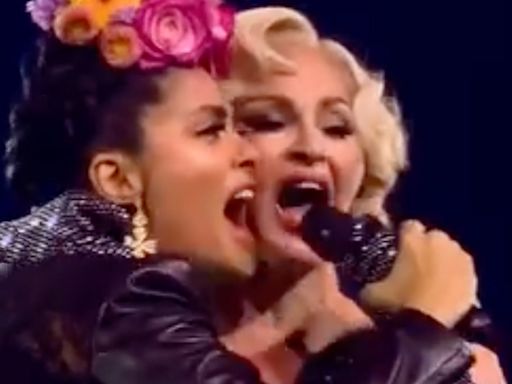 Salma Hayek Thanks Madonna for Letting Her Be a Part of Her 'Iconic' Tour: 'Unforgettable Night'