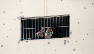 "Where Should We Go": Gazans Forced To Shelter In Former Prison Amid War