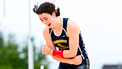 State girls 3A track and field championships - McRitchie secures pole-vault title