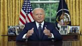 Biden says 'saving democracy' was more important than 'title' in first address after ending re-election bid