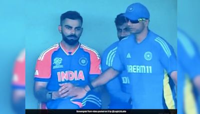 Rahul Dravid Spots Motionless Virat Kohli In Dugout, Then Does This - Watch | Cricket News