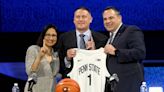 ‘Who wouldn’t want to be here?’: Penn State introduces men’s basketball coach Mike Rhoades