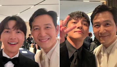 Lee Jung Jae captures big smiles with Song Joong Ki and Ji Chang Wook at Busan Film Festival Day 1