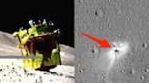 Space photos from 5 recent moon-landing missions show how tiny engineering errors can cause big problems, like crashing or landing sideways