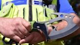 Knives seized by police who pulled vehicle over