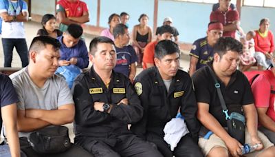 Minería ilegal: dictan nueve meses de prisión preventiva para policías y civiles detenidos por líderes wampís en Amazonas