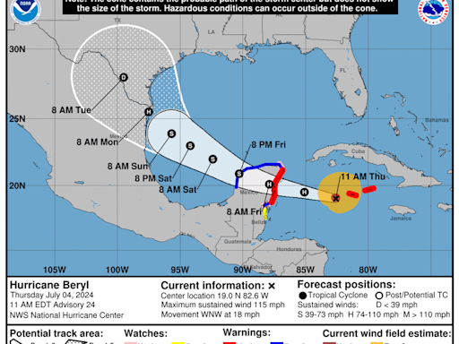 Missing roofs and flooded streets in Jamaica as Category 3 Hurricane Beryl moves on