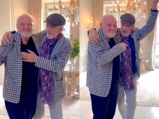 Anthony Hopkins compartió un desopilante video con Ian McKellen para celebrar su recuperación