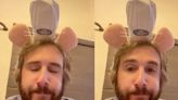 Josh Groban reacted to a fan who thought she spotted him walking around Disneyland in a 'Ratatouille' chef hat