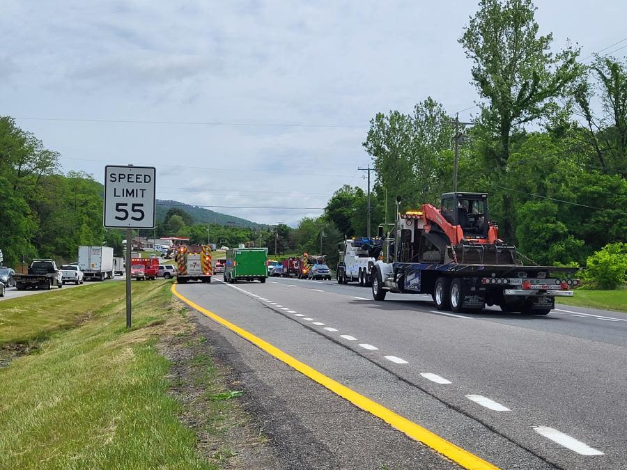 Crash on Blue Ridge Blvd in Botetourt County cleared