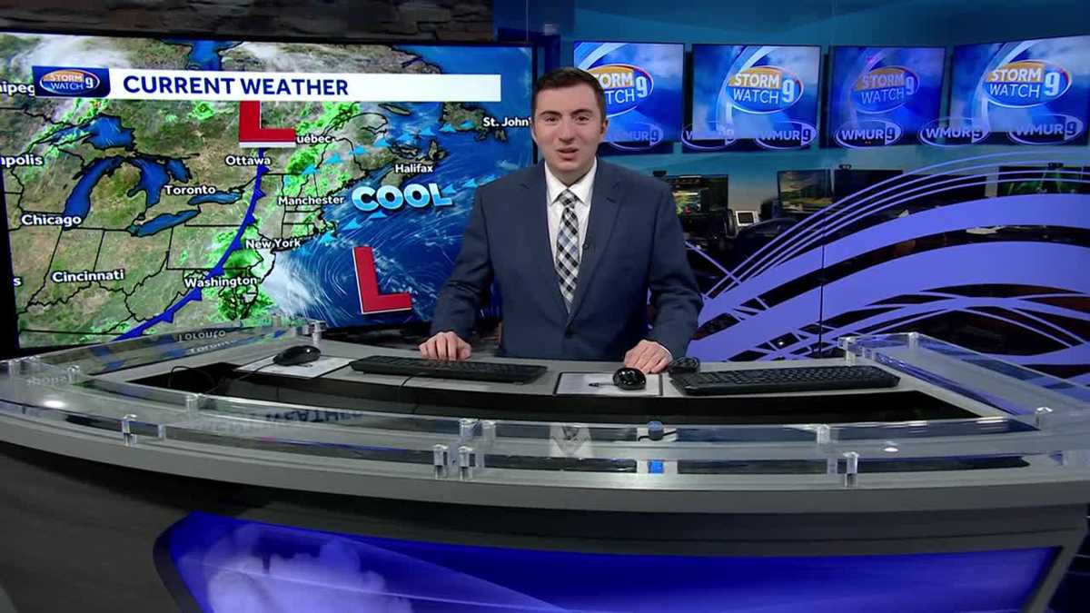 Video: Cool and scattered showers in New Hampshire