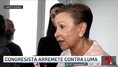 Nydia Velázquez truena contra LUMA por falta de mantenimiento a transformador