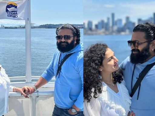 Kantara’s Rishab Shetty and his wife Pragathi can’t take eyes off each other in unseen photo from their exotic vacay