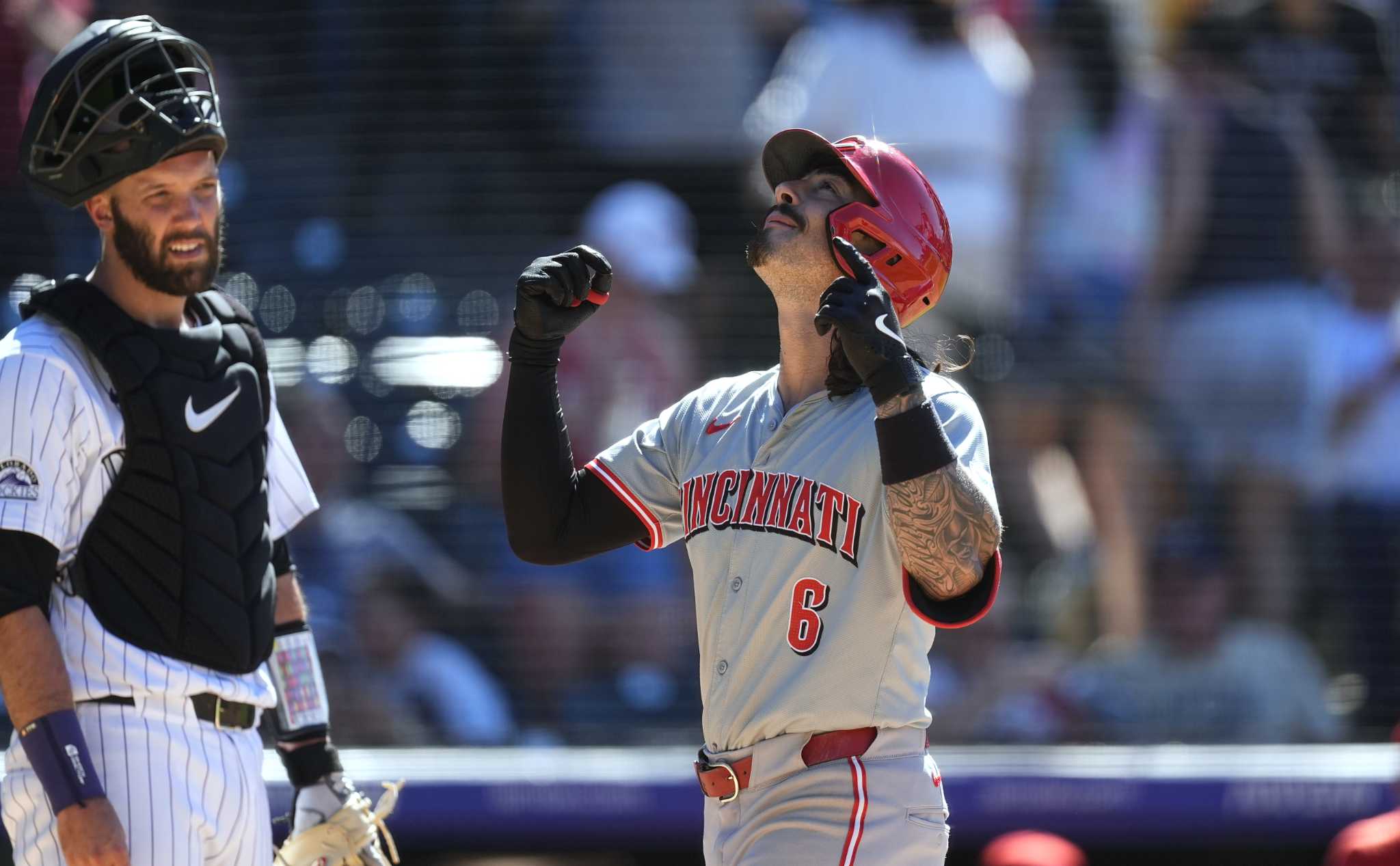 Jonathan India's grand slam caps a 6-run 9th inning as Reds rally past Rockies 12-7