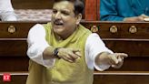 AAP's Sanjay Singh, out on bail, asks Modi govt to hike budget for jails; Watch Dhankhar and Nadda's reaction - The Economic Times