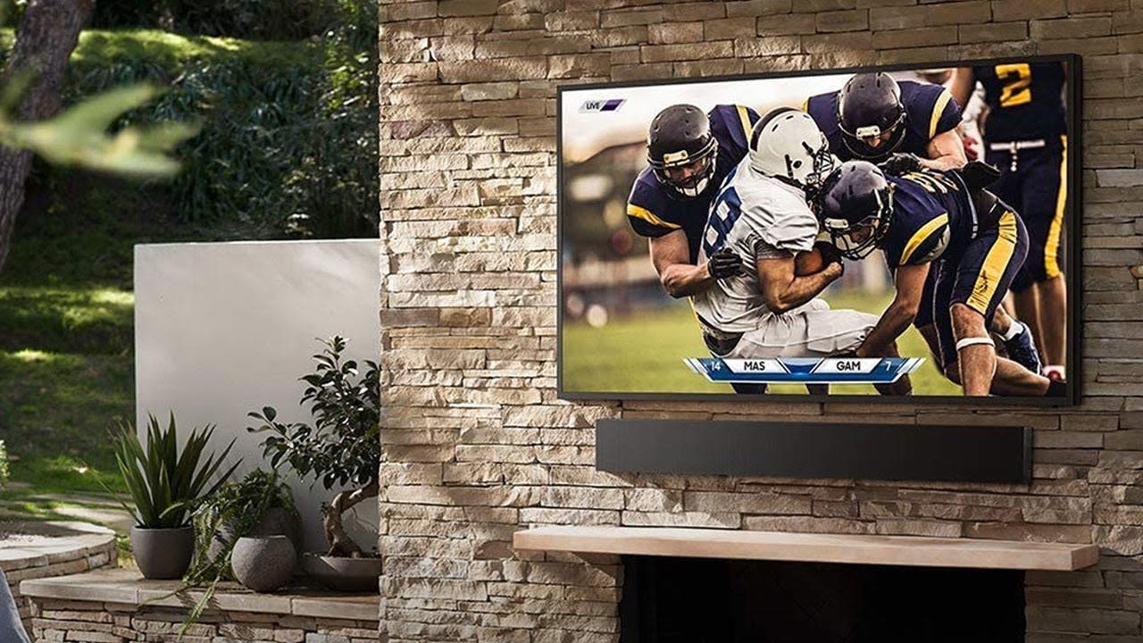 Save Up to $3,500 on Samsung's Best Outdoor TV for Football Season