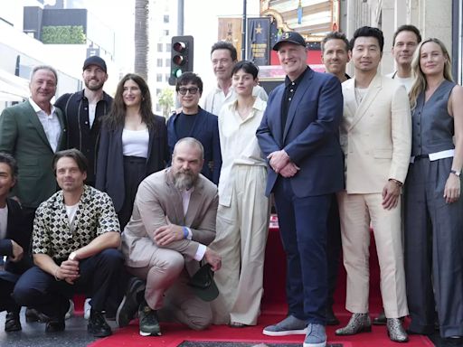 Marvel Superheroes REUNITE To Celebrate MCU Boss Kevin Feige's Hollywood Walk Of Fame Star: You're Like A Jedi
