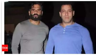 Throwback: When Suniel Shetty revealed that Salman Khan was the only friend from industry at his wedding | Hindi Movie News - Times of India