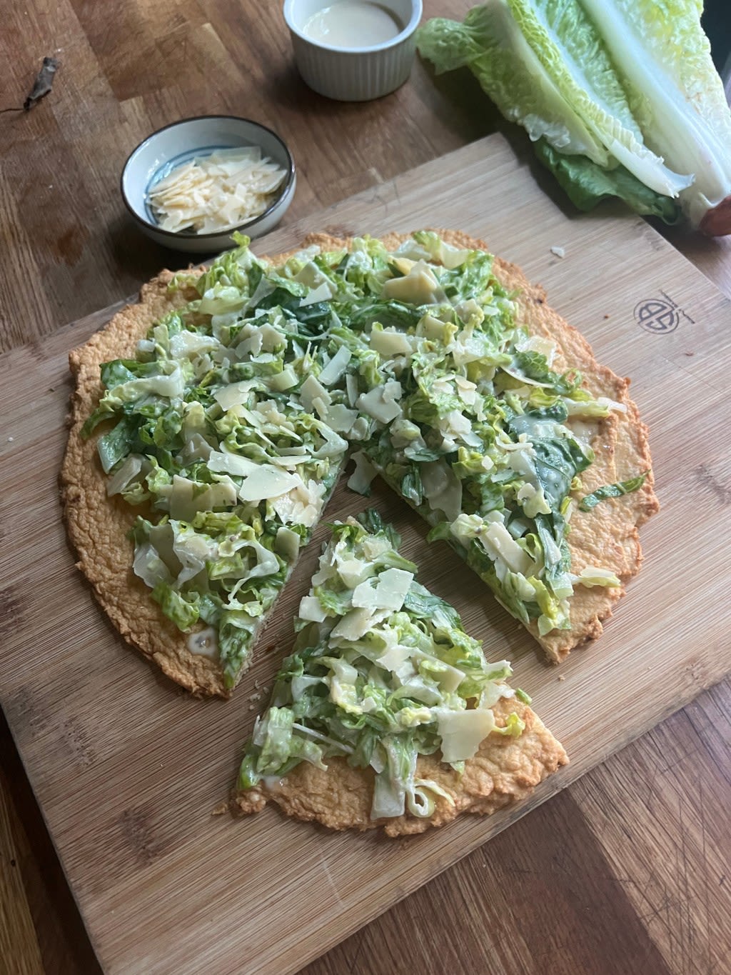 Make the viral TikTok chicken Caesar pizza at home