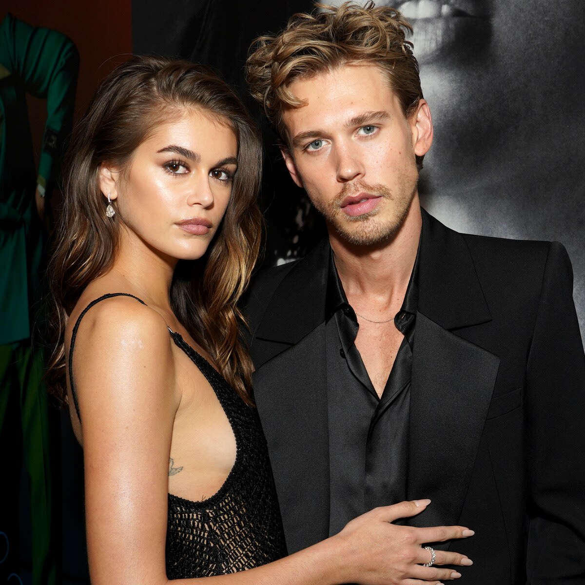 Austin Butler & Kaia Gerber Seal Romance With a Kiss at Movie Premiere