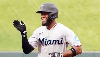 Watch: Jesus Sanchez hits Marlins' fastest homer, sparks win over Orioles