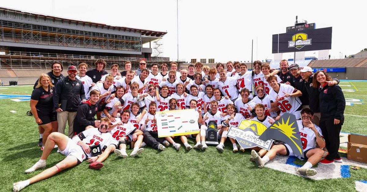 Utah lacrosse team wins ASUN title and earns spot in NCAA Championships