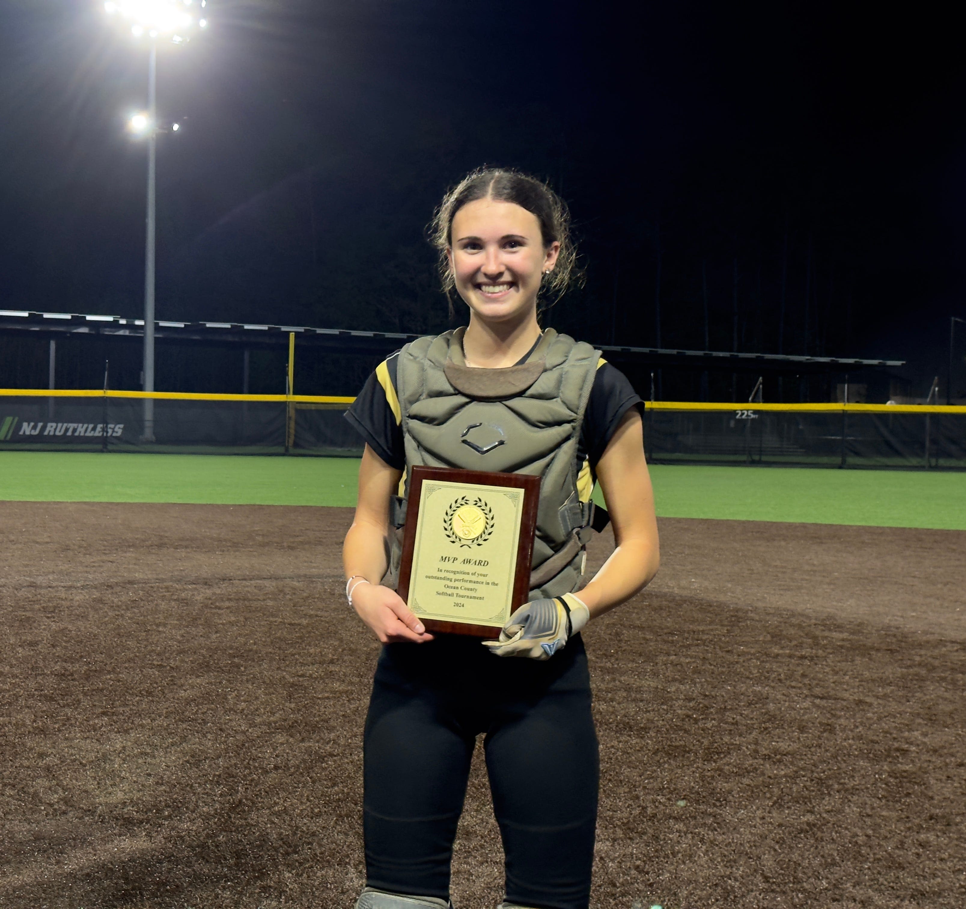 How a father-daughter thumbs up signal rocked the Ocean County high school softball final