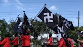 Neo-Nazis parade swastika flags in Florida, chanting 'We are everywhere'