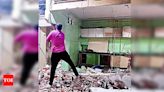NMC demolishes illegal constructions in 2 hospitals in Nagpur | Nagpur News - Times of India