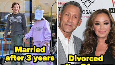 7 Famous Couples Who Called It Quits And 11 Who Got Married This Summer