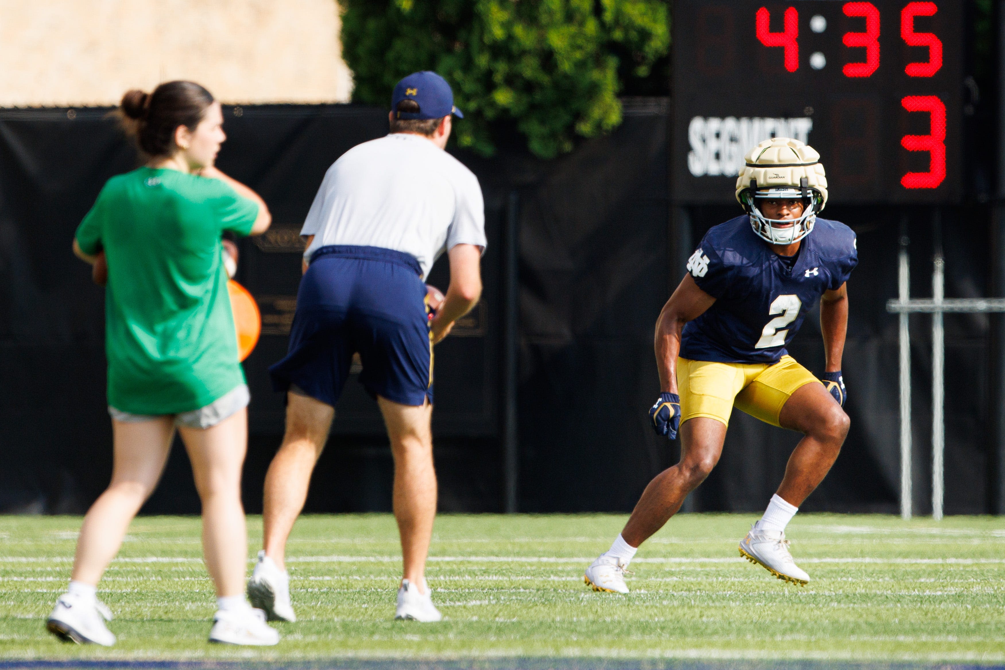 Instant observations from Notre Dame football's first 2024 fall practice. Who stood out?
