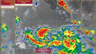 Depresión tropical Cinco-E se intensifica a tormenta Emilia al sur de Cabo San Lucas; no representa riesgo | El Universal