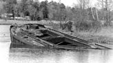 A rusty barge on the Brunswick River went from eyesore to local lore