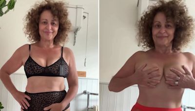 Loose Women's Nadia Sawalha goes topless in latest social media post