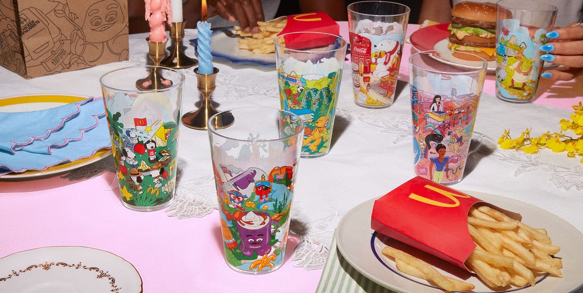 McDonald's New Happy Meal For Adults Has Beanie Baby & Barbie Collector Cups