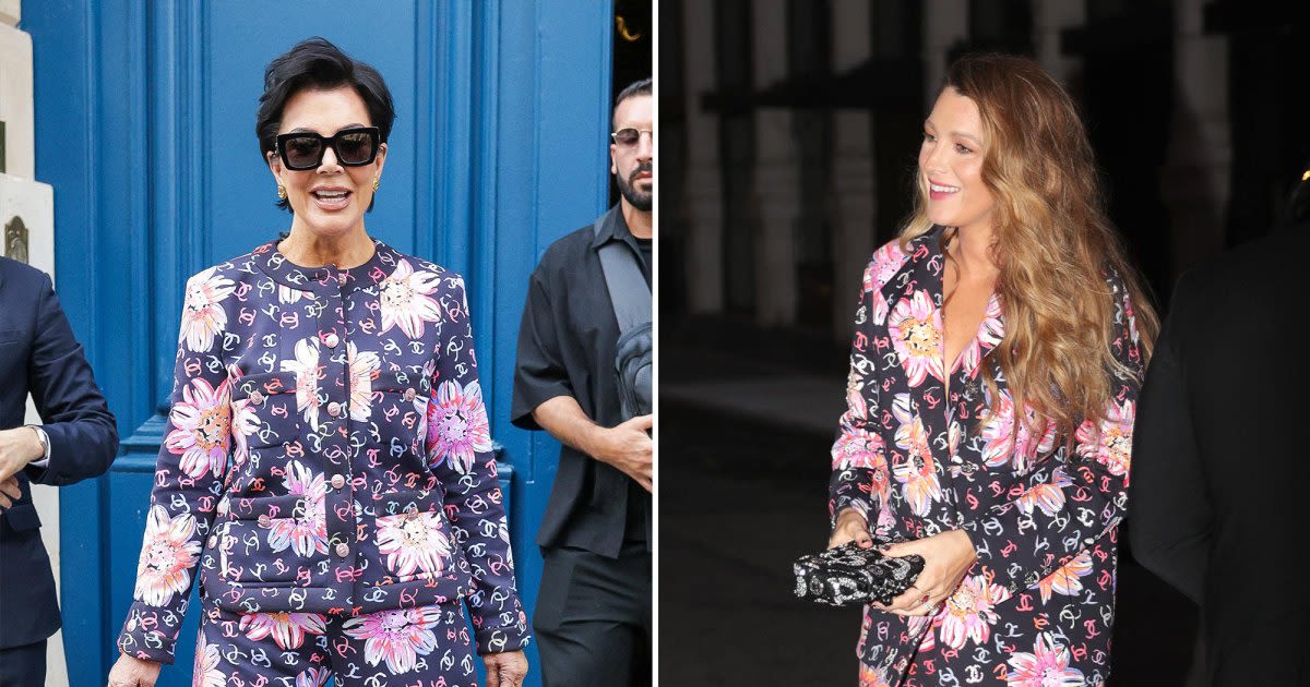 Kris Jenner Rocks the Exact Chanel Floral Suit Blake Lively Just Wore