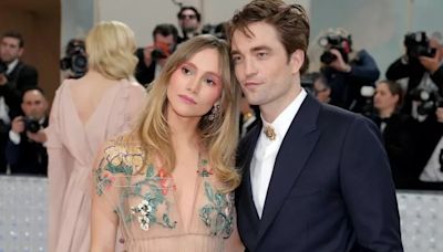 Suki Waterhouse praises 'calm' new dad Robert Pattinson as she poses with baby daughter