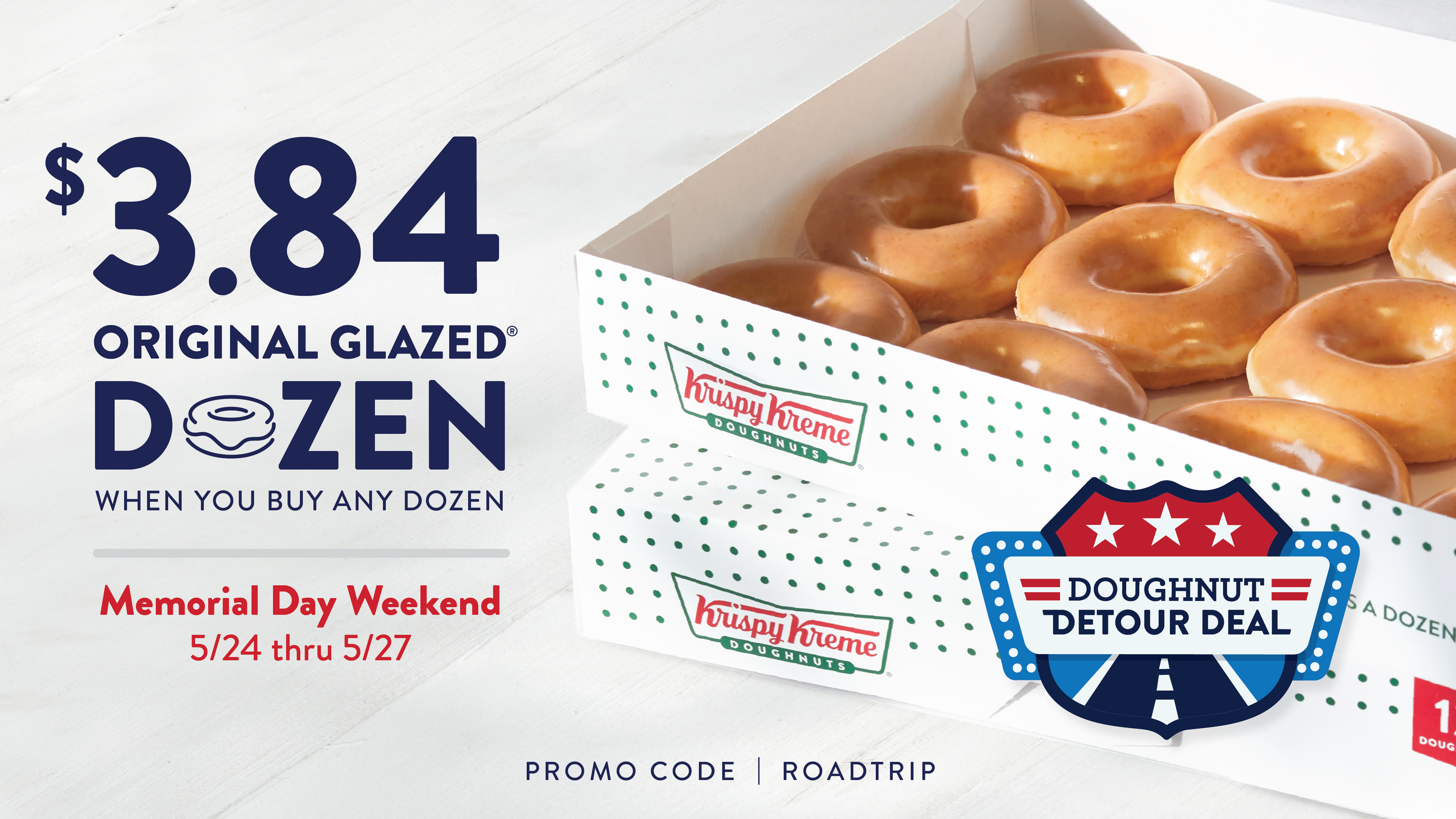 Krispy Kreme offers discounted doughnuts in honor of Memorial Day: How to get the deal